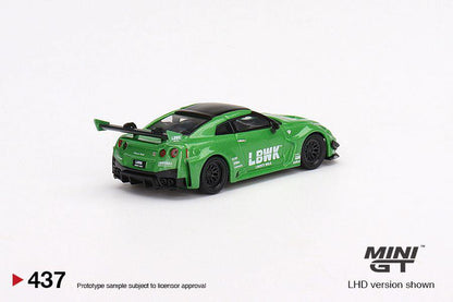 MINI GT 1/64 LB-Silhouette WORKS GT NISSAN 35GT-RR Ver.2 Apple Green MGT00437-L
