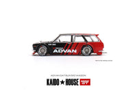 MINI GT x Kaido House 1/64 Datsun KAIDO 510 Wagon ADVAN RHD KHMG033
