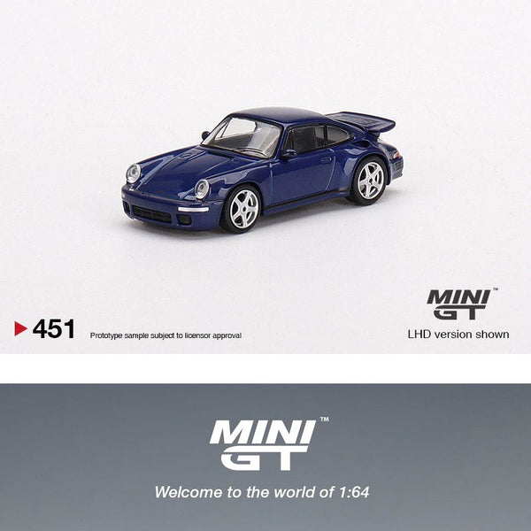 MINI GT 1/64 RUF CTR Anniversary Dark Blue LHD MGT00451-L