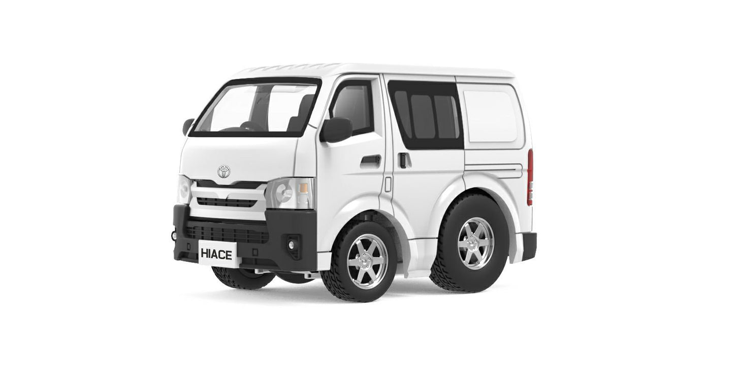 Tiny Q Pro-Series 03 - Toyota Hiace (White)