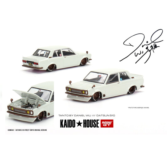 MINI GT x Kaido House 1/64 Datsun 510 Street Tanto V1 by Daniel Wu LHD KHMG041