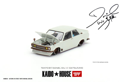 MINI GT x Kaido House 1/64 Datsun 510 Street Tanto V1 by Daniel Wu LHD KHMG041