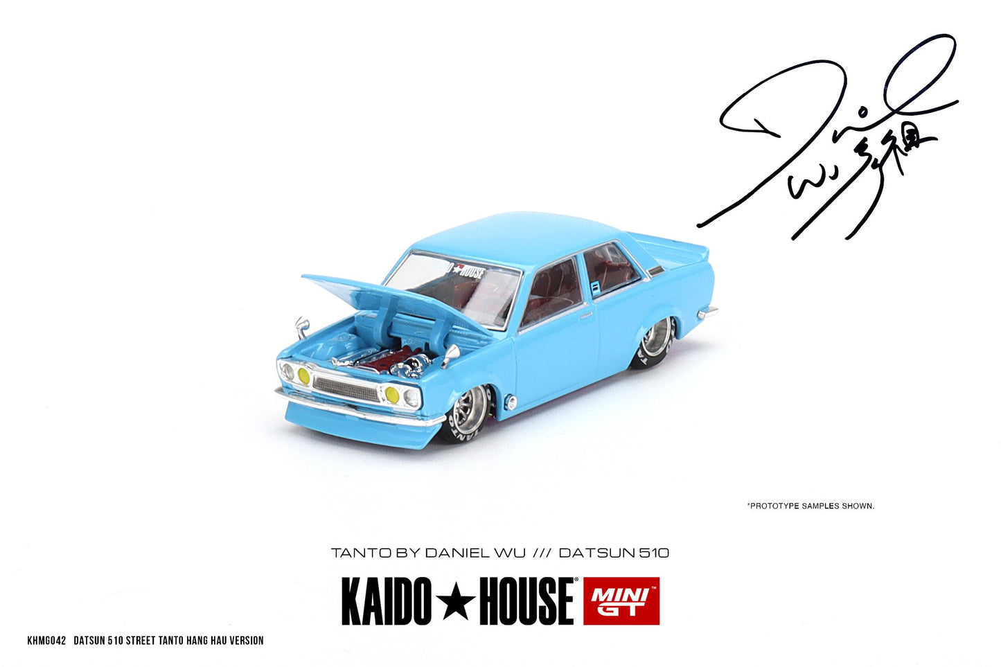 MINI GT x Kaido House 1/64 Datsun 510 Street Tanto V2 by Daniel Wu LHD KHMG042