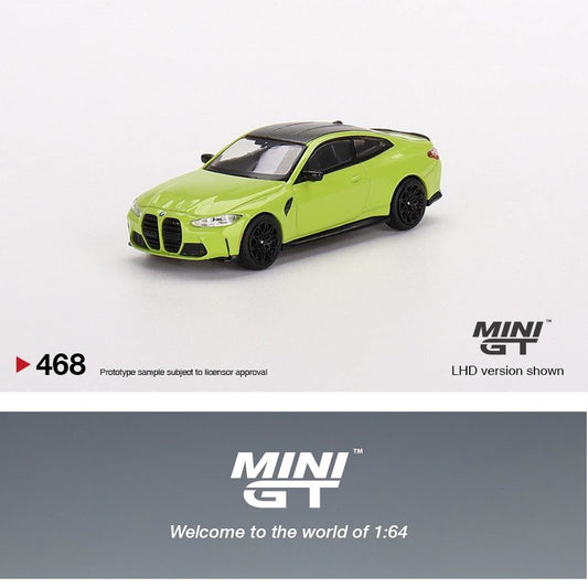 MINI GT 1/64 BMW M4 Competition (G82) San Paulo Yellow LHD MGT00468-L