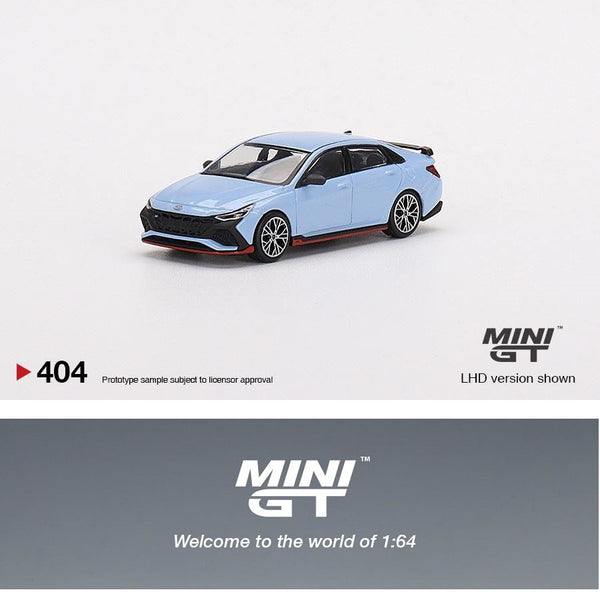 MINI GT 1/64 Hyundai Elantra N Performance Blue LHD MGT00404-L