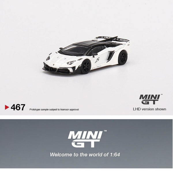 MINI GT 1/64 LB-Silhouette WORKS Lamborghini Aventador GT EVO Presentation LHD MGT00467-L