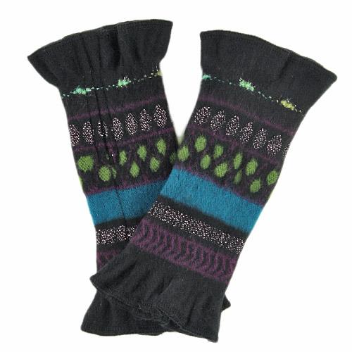 French handwarmer border dot - Black