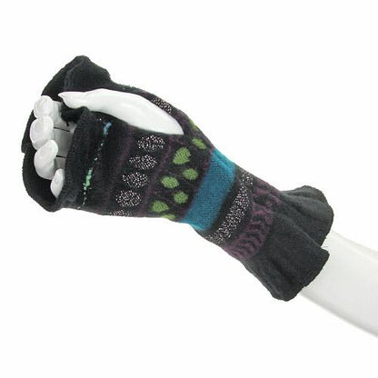 French handwarmer border dot - Black