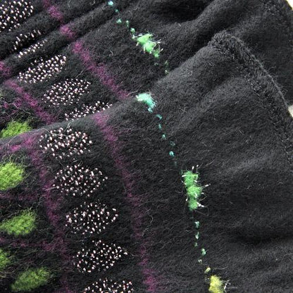 French handwarmer border dot - Black