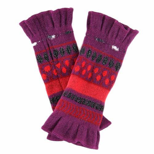 French handwarmer border dot - Wine