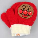 Toddler gloves Anpanman whistle - Red