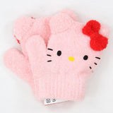 Toddler gloves Kitty mittens - Pink