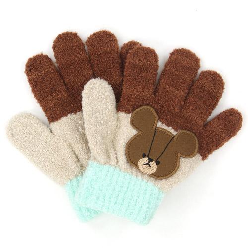  Toddler gloves - Beige bear 