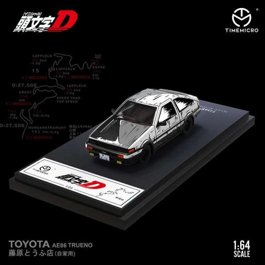 TIME MICRO 1/64 Initial D Manga Toyota AE86 TM640404