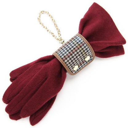 Glove Holder Brown Checker