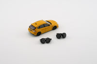 BM CREATIONS JUNIOR 1/64 Subaru 2009 IMPREZA WRX STI -Yellow LHD (Worldwide Limited Edition) 64B0221