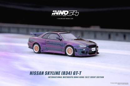 INNO64 1/64 NISSAN SKYLINE GT-R R34 GT-T HKIMX22 Event Model