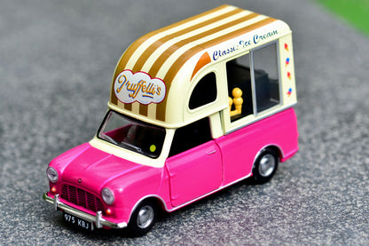 TINY 微影 01 Morris Mini Van Ice Cream (Burgundy) ATC65341