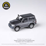 PARA64 1/64 Toyota Land Cruiser 71 Graphite Grey LHD PA-55562