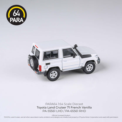 PARA64 1/64 Toyota Land Cruiser 71 French Vanilla LHD PA-55561