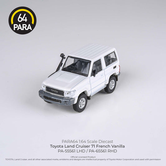 PARA64 1/64 Toyota Land Cruiser 71 French Vanilla LHD PA-55561