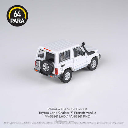 PARA64 1/64 Toyota Land Cruiser 71 French Vanilla LHD PA-55561