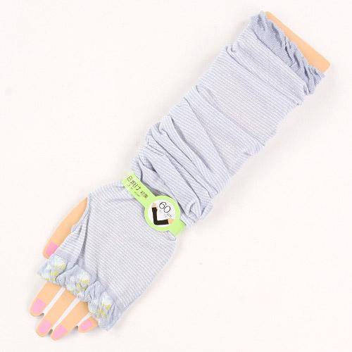 Arm Cover Border Floral Pattern- Grey 827817