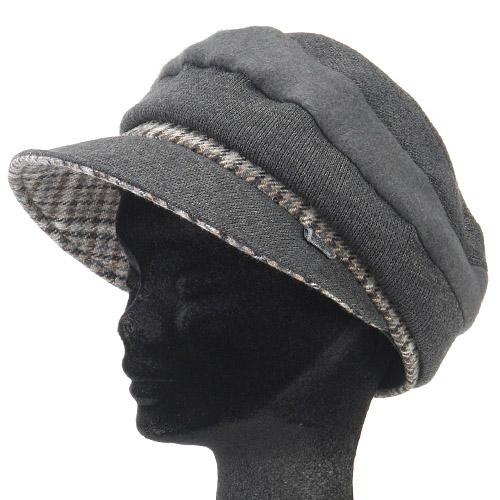 Back collar back plaid casket - Grey