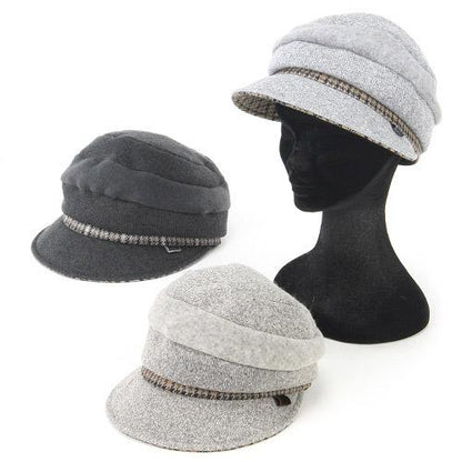 Back collar back plaid casket - Grey