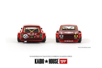 MINI GT x Kaido House 1/64 Datsun KAIDO 510 Wagon CARBON FIBER V2 (RED) KHMG063