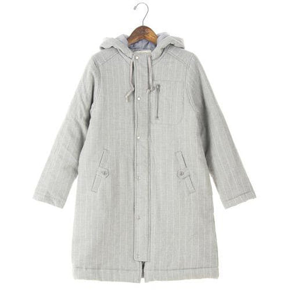 NORTHERN TRUCK coat with hood - M Grey Stripe