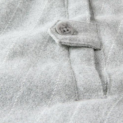 NORTHERN TRUCK coat with hood - L Grey Stripe