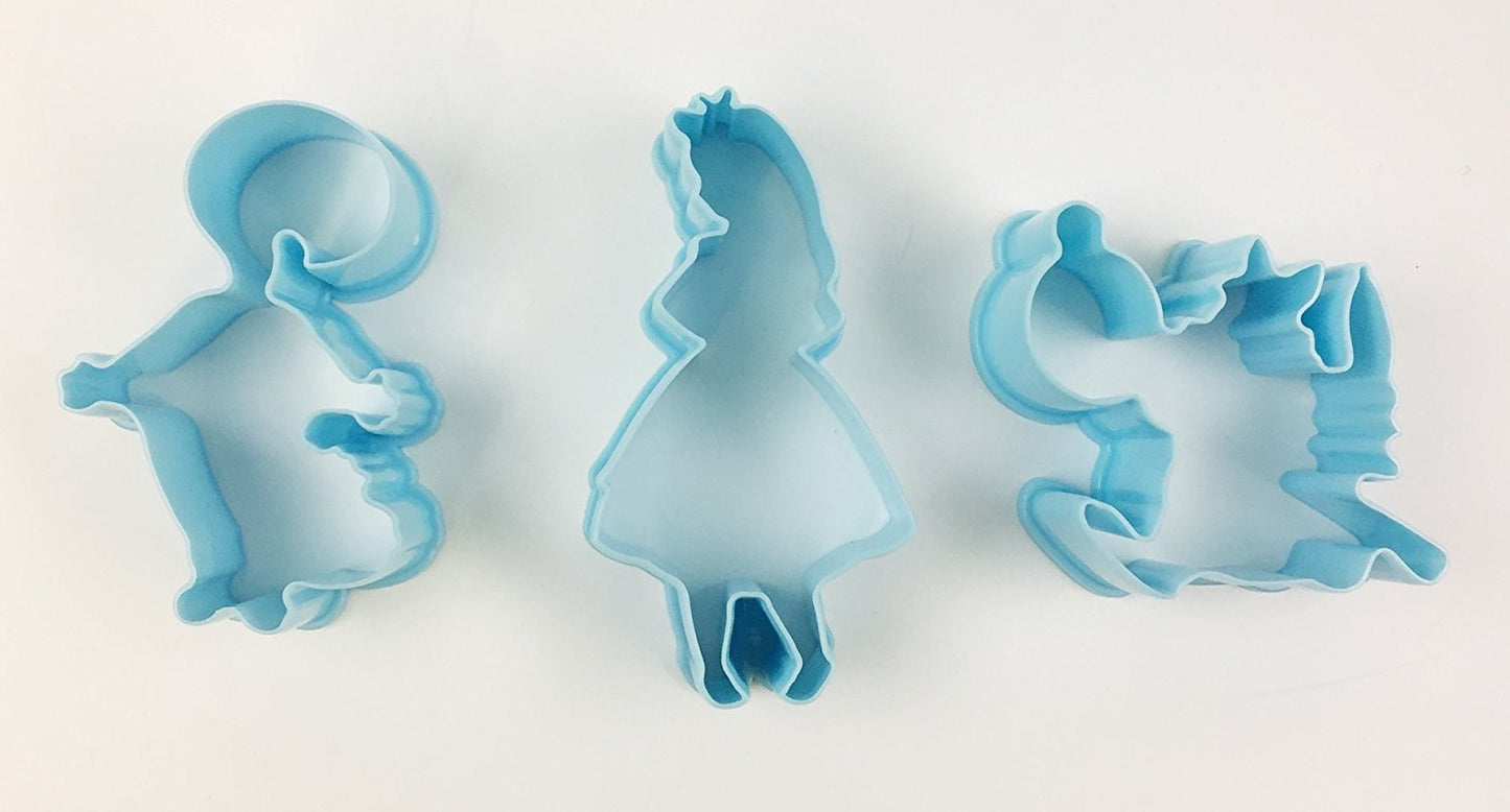 YAXELL Disney ALICE in WONDERLAND Cookie Cutter Set