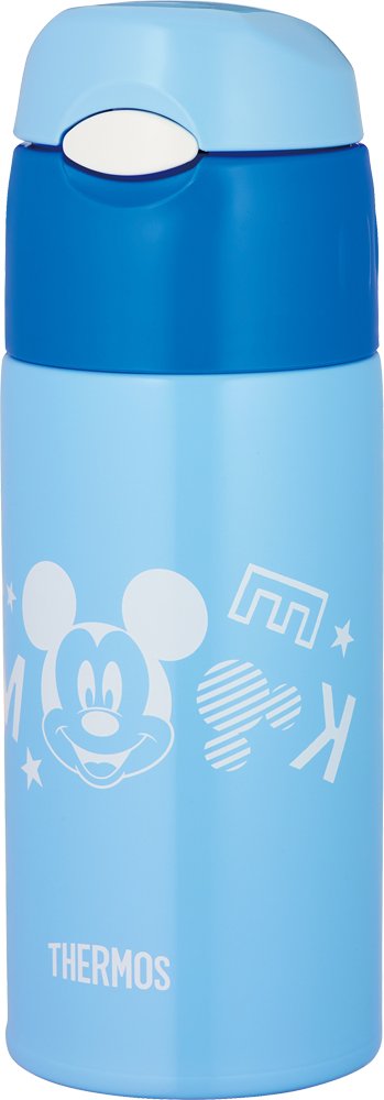 Thermos Vacuum Insulated Straw Bottle 0.4 L Blue Sky FHL-401FDS