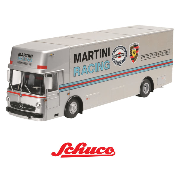 Schuco 1/64 Race Car Transporter MARTINI 452027400