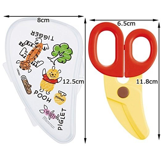 Winnie The Pooh Food Scissor with Case by SKATER BFC1