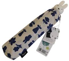 Miffy wind-resistant bone type flower folding umbrella - beige