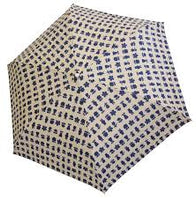 Miffy wind-resistant bone type flower folding umbrella - beige