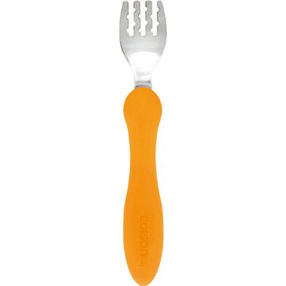 EDISON Mini Spoon and Fork Set - Orange & Cherry