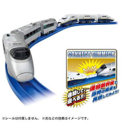 TAKARA TOMY PLARAIL Shinkansen Year 2022 Series 400 Tsubasa & Series E4 Max CONNECT SET 4904810225911