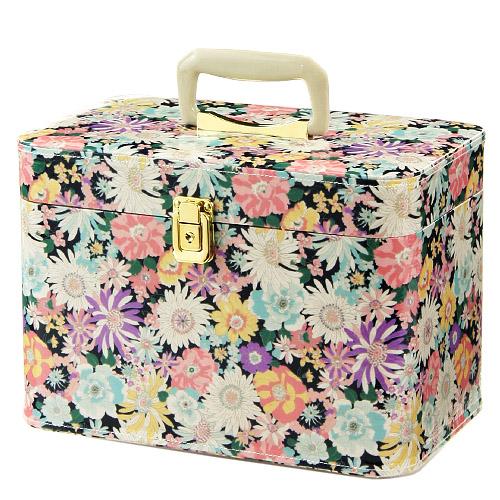 Flower Print Makeup Cosmetic Case