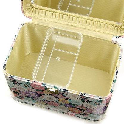Flower Print Makeup Cosmetic Case