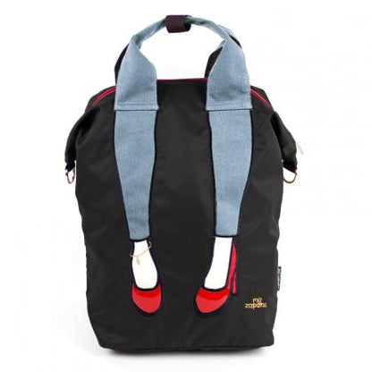 mis zapatos Anklet Nylon Backpack - Black