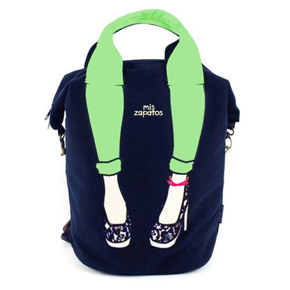 mis zapatos Skinny Pants 2-Way Backpack - Navy