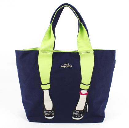 mis zapatos skinny pants tote - Navy