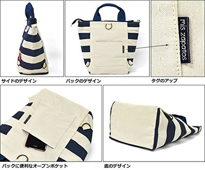 mis zapatos Canvas 3-way tote bag