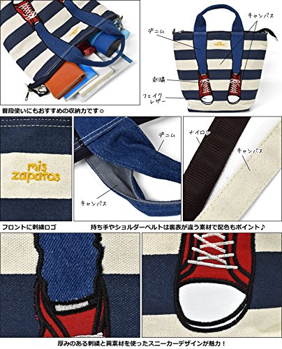 mis zapatos Canvas 3-way tote bag