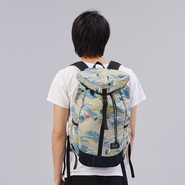 KiU Water Repellent Backpack - Off White Climbers