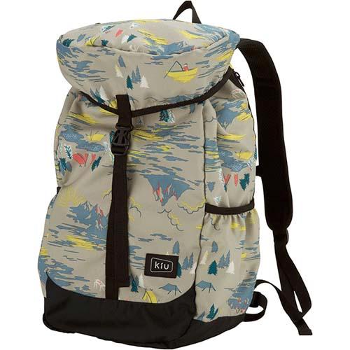 KiU Water Repellent Backpack - Off White Climbers