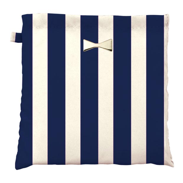 w.p.c Charm Ribbon Tote / Rain Bag in Deep blue